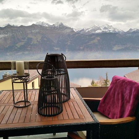 Swiss Seeblick Apartment Mit Hotelanbindung Beatenberg Exterior foto