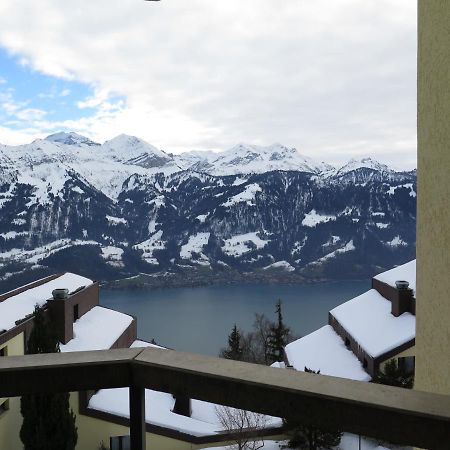Swiss Seeblick Apartment Mit Hotelanbindung Beatenberg Exterior foto